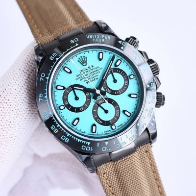 ROLEX Daytona Replica with Blue Dial 904L Steel 7750 Movement 40*12.3MM Blue Watch